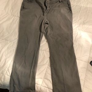 Old Navy women’s boot cut Stone Gray “khaki” pants